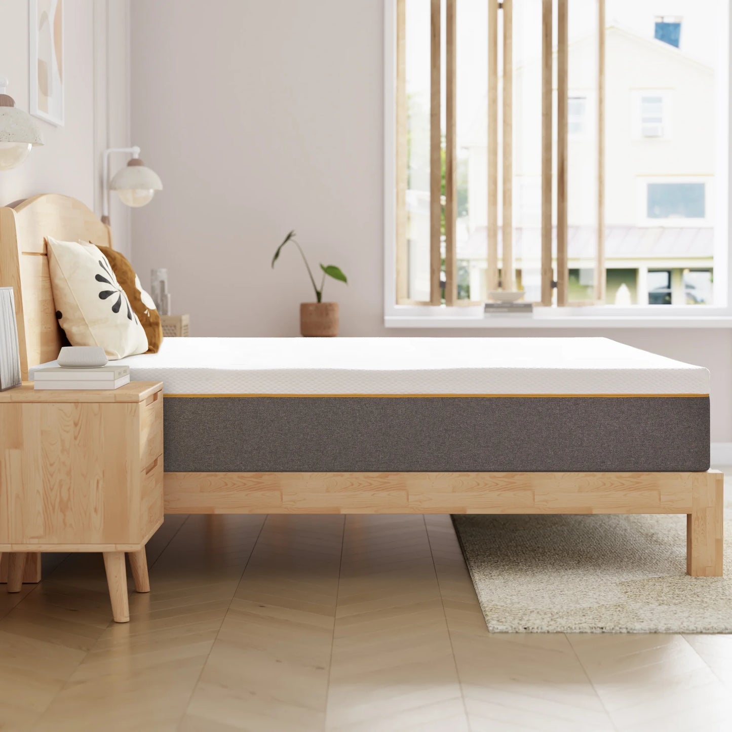 Queen Mattress, 14" Soft Memory Foam Mattress in a Box