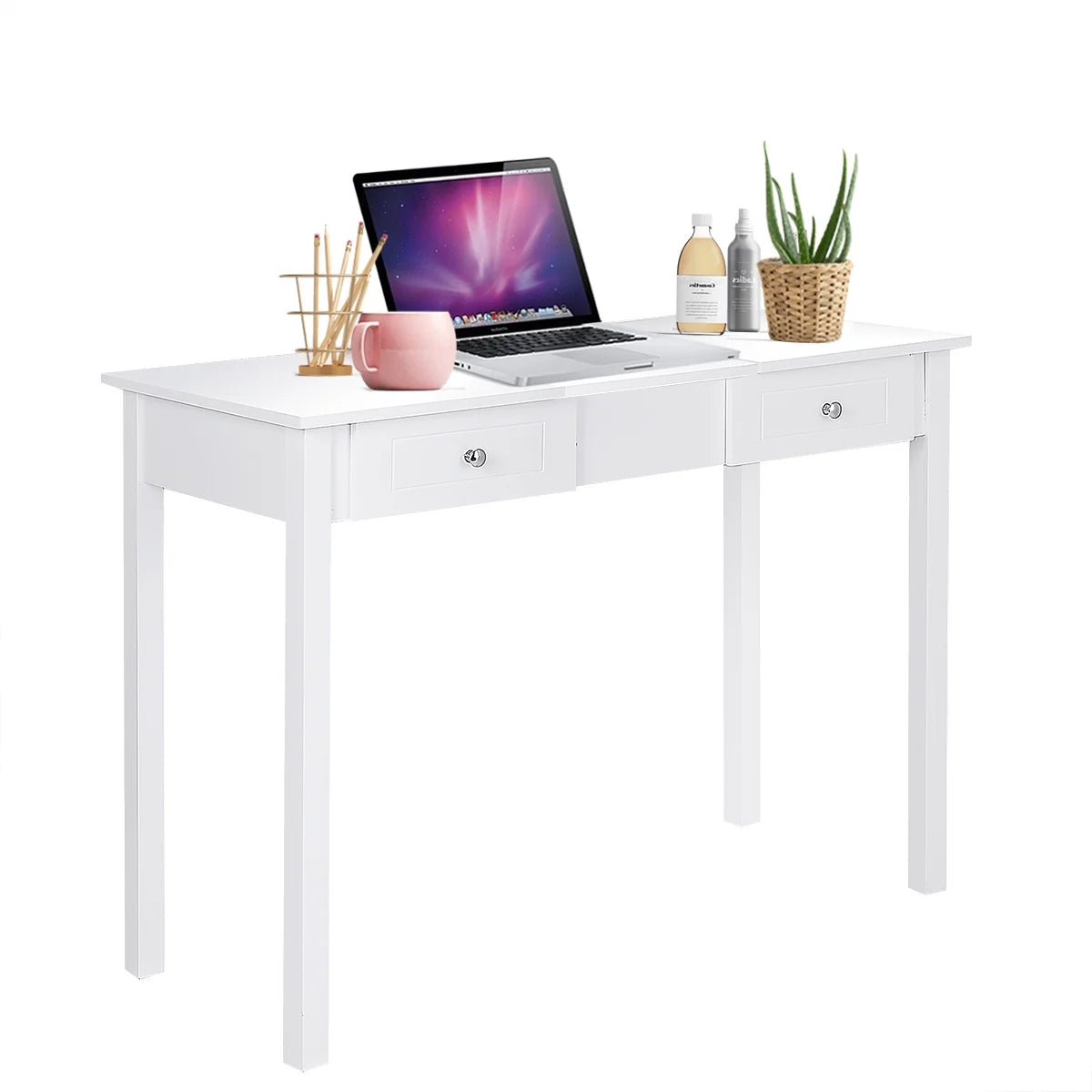 Vanity Table Dressing Table Flip Top Desk Furniture White