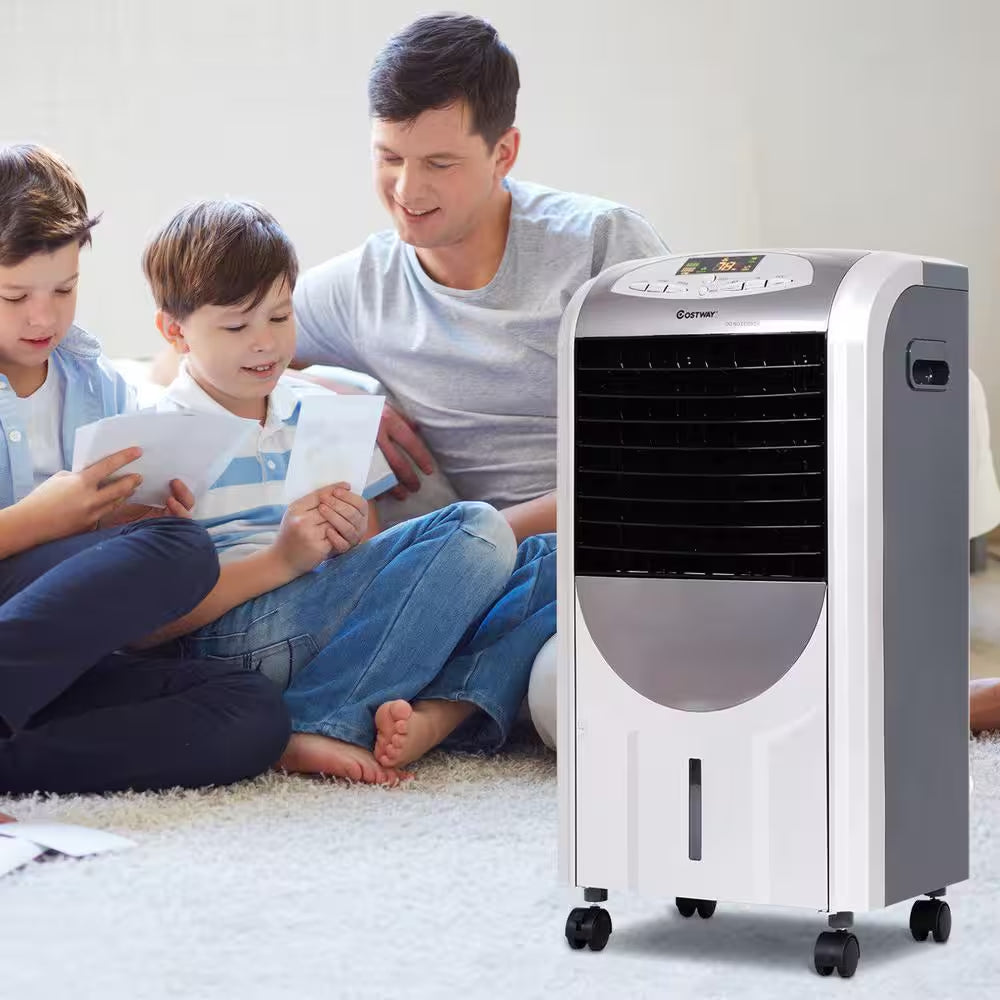 215 CFM Portable Evaporative Cooler Fan and Heater Humidifier