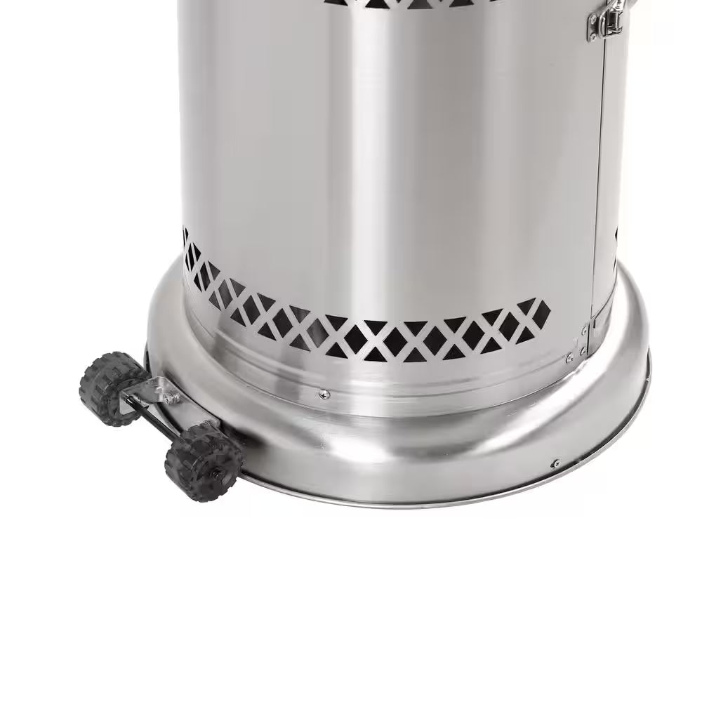 48,000 Btu'S Patio Heater, Outdoors Gas Patio Heaters Floor Standing Patio Heater Commercial Full Stainless Steel