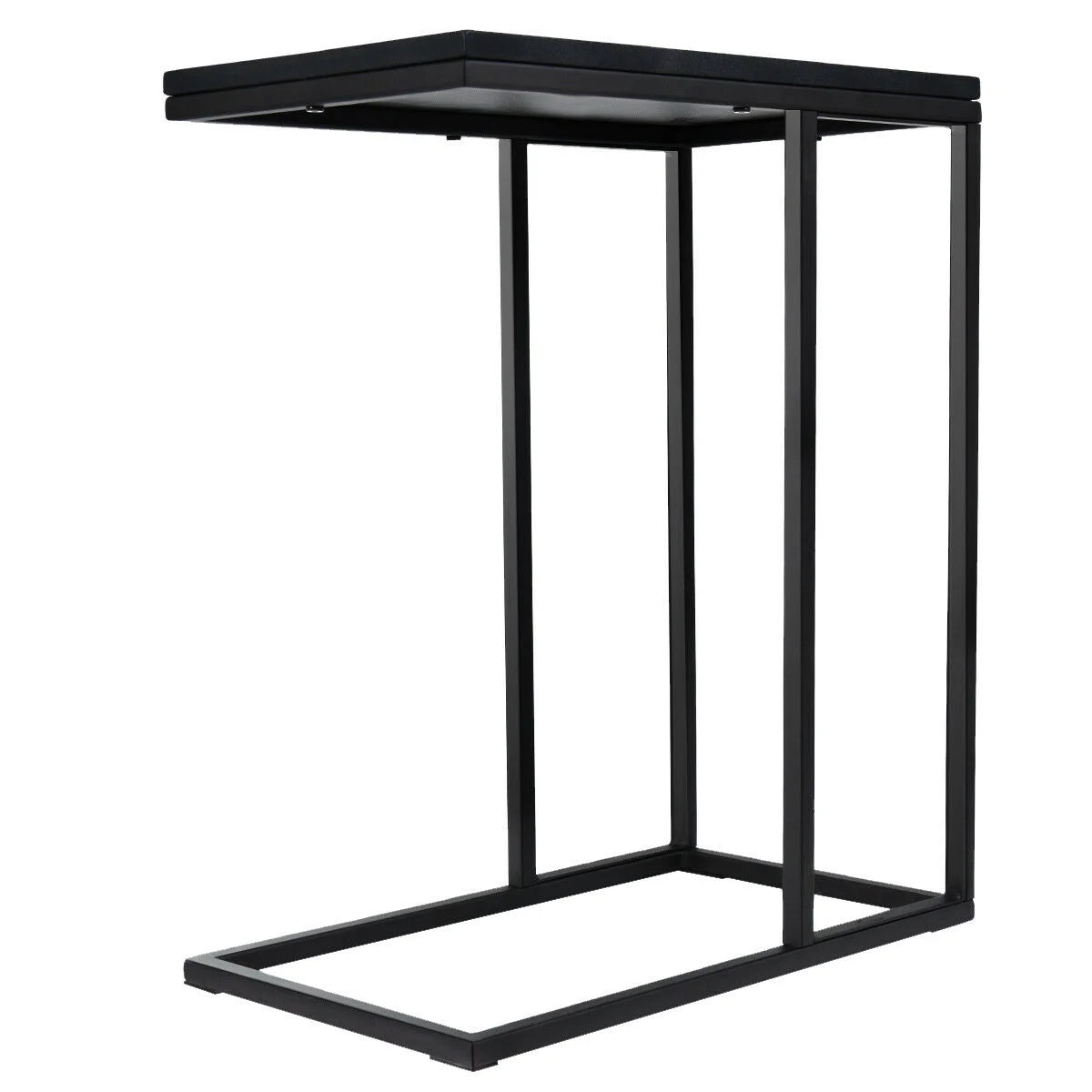 Coffee Tray Sofa Side End Table Ottoman Couch Console Stand TV Lap Snack Black