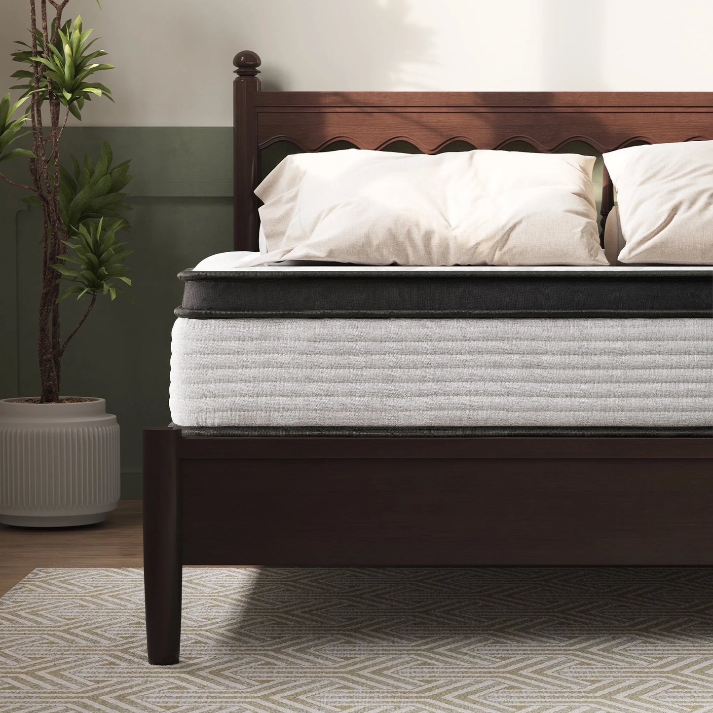 Queen Mattress, 14" Soft Memory Foam Mattress in a Box
