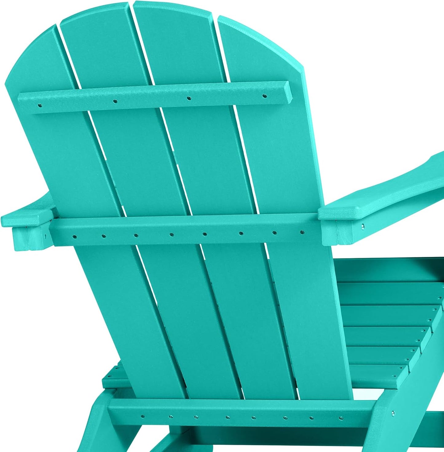 Westin Outdoor Laguna Rocking Poly Adirondack Chair (Set of 2), Turquoise