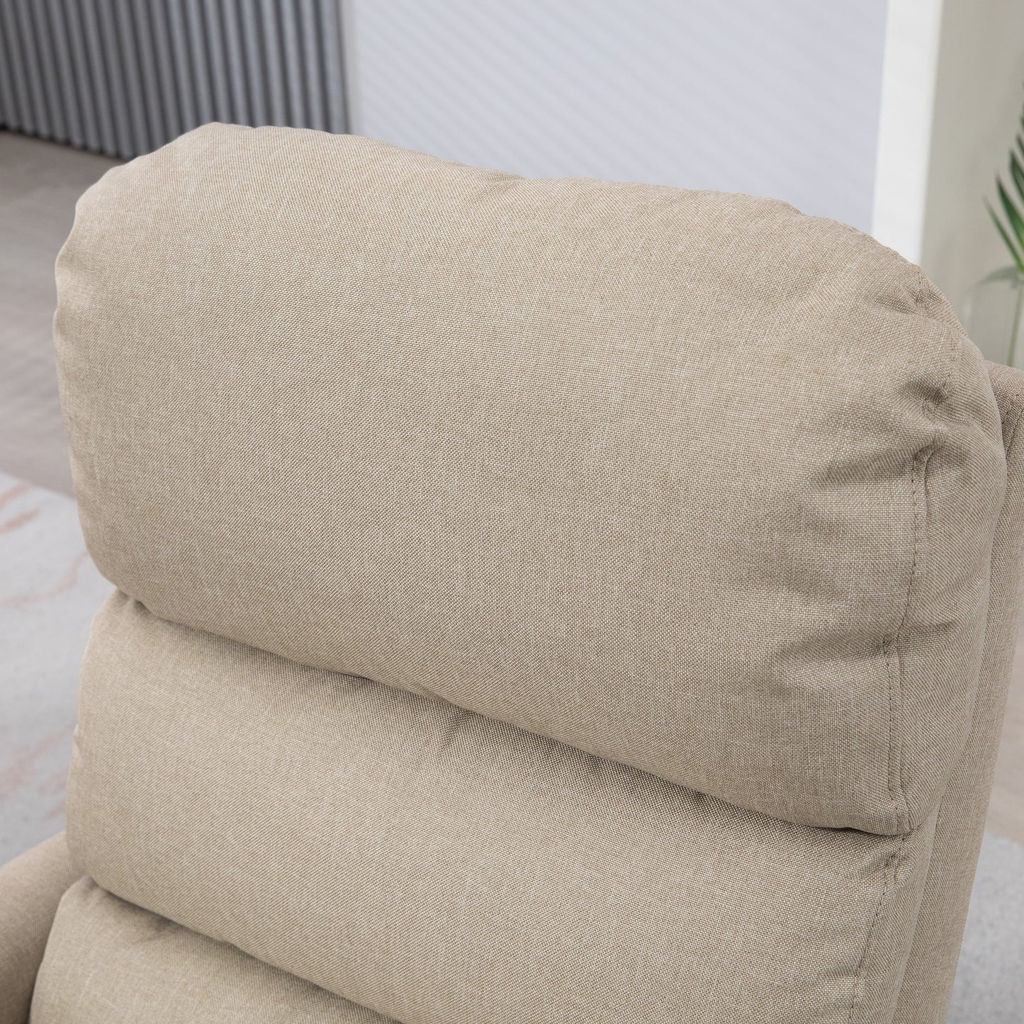 Electric Power Lift Recliner Chair for the Elderly, Beige