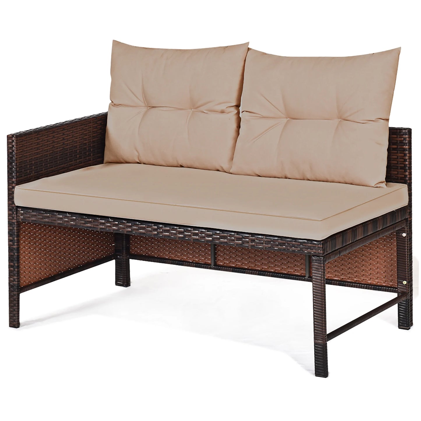 3PCS Outdoor Rattan Sofa Set