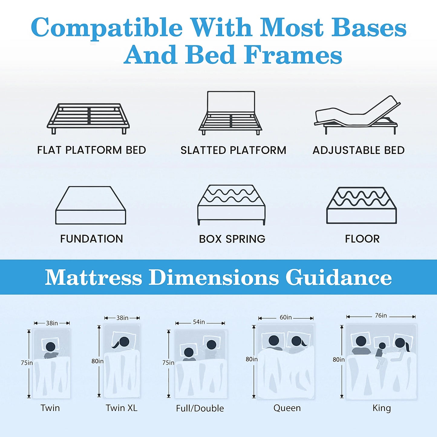 Twin Mattress, 12 Inch Memory Foam Mattress in a Box, Cool Hybrid Individual Pocket Springs Twin Size Mattress with Breathable Knitted Fabric and Edge Support, Medium Firm, White