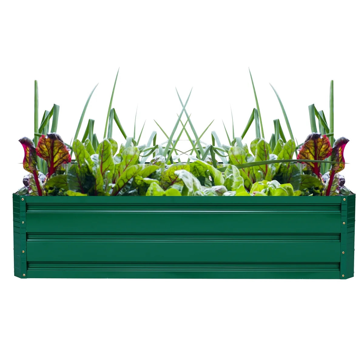 47"X35.5" Patio Raised Garden Bed Vegetable Flower Plant Dark Green New
