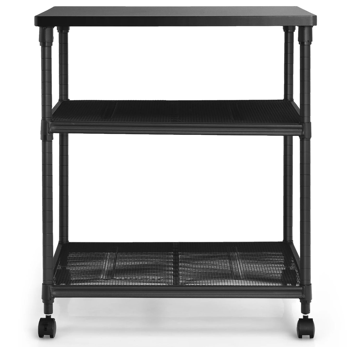 3-Tier Black Rolling Printer Stand 3-Tier Black Rolling Printer Stand, Black