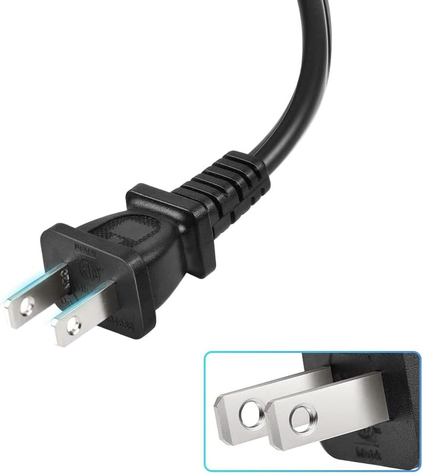 Power Cord for Recliner Chair, 6Ft 2 Prong Power Recliner Wire Replacement, AC Adapter Cord for Lazyboy, Limoss OKIN Electric Sofa and Lift Chair