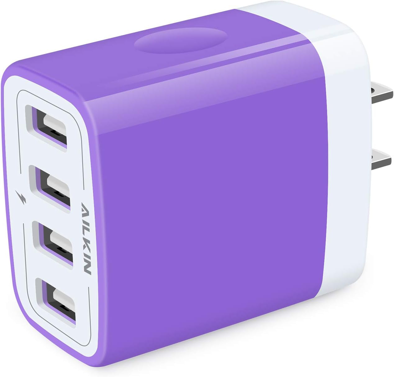 Wall Charger, USB Charger Adapter, 4.8A 4Multi Port Fast Charging Station Power Base Block Plug Cube Brick for Iphone 17 16 15 14 SE 13 12 11Pro Max/X/Plus, Samsung A16/A17/S25/S24 Kindle Plug