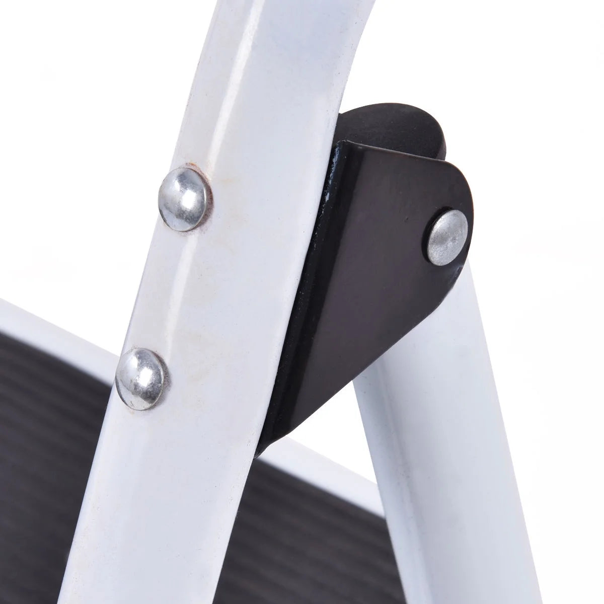 2 Step Ladder Folding Stool Heavy Duty 330Lbs Capacity Industrial Lightweight