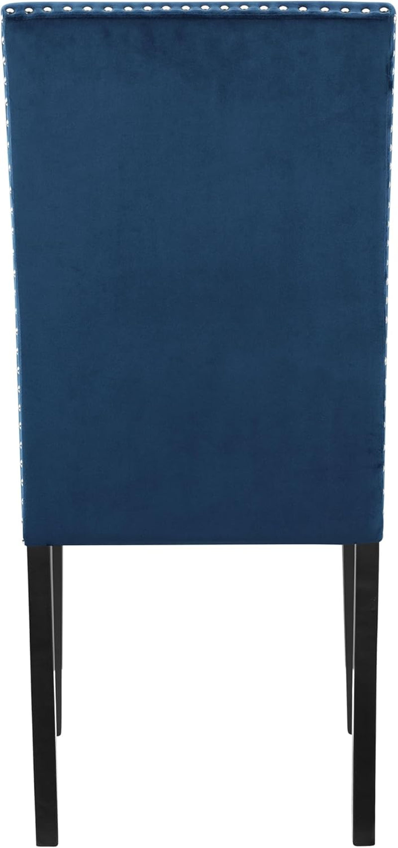 Celeste Blue Velvet Upholstered Dining Chair, Set of 2
