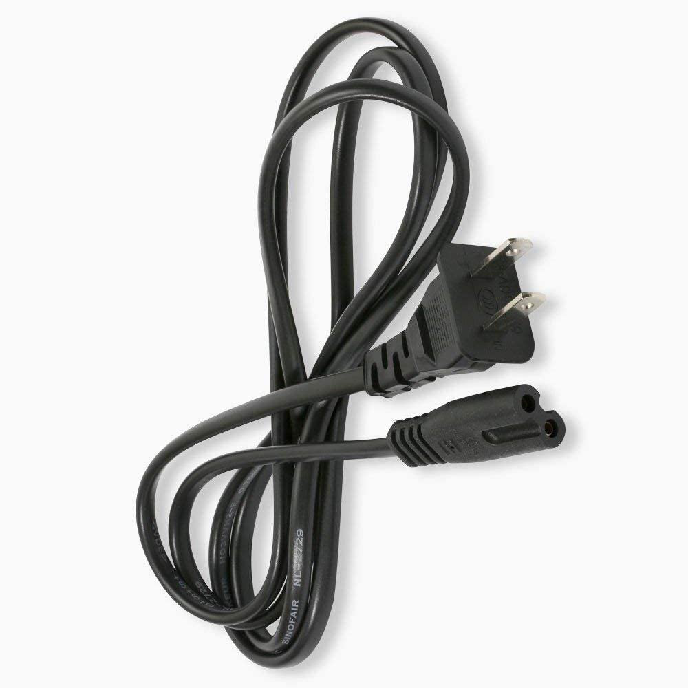Power Cord for Recliner Chair, 6Ft 2 Prong Power Recliner Wire Replacement, AC Adapter Cord for Lazyboy, Limoss OKIN Electric Sofa and Lift Chair