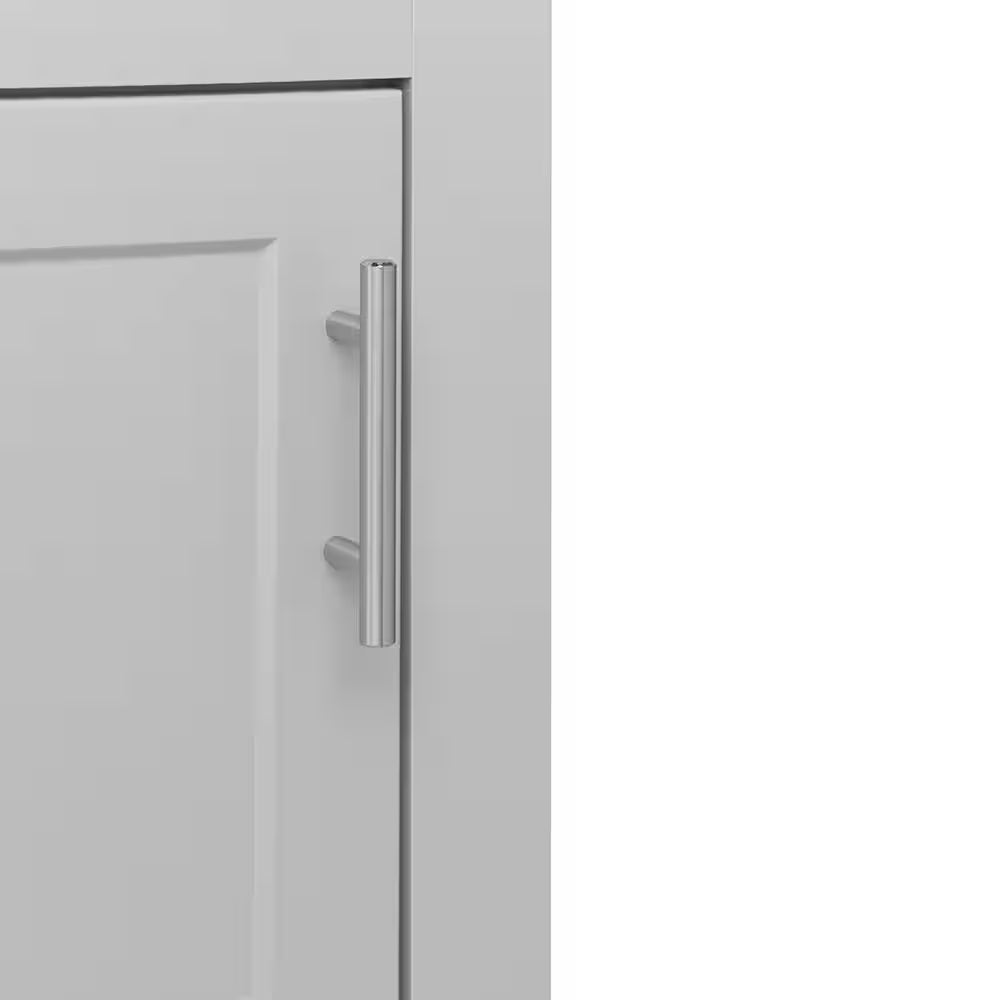 Spa 18.5 In. W X 16.25 In. D X 33.75 In. H Single Sink Bath Vanity in Dove Gray with White Cultured Marble Top