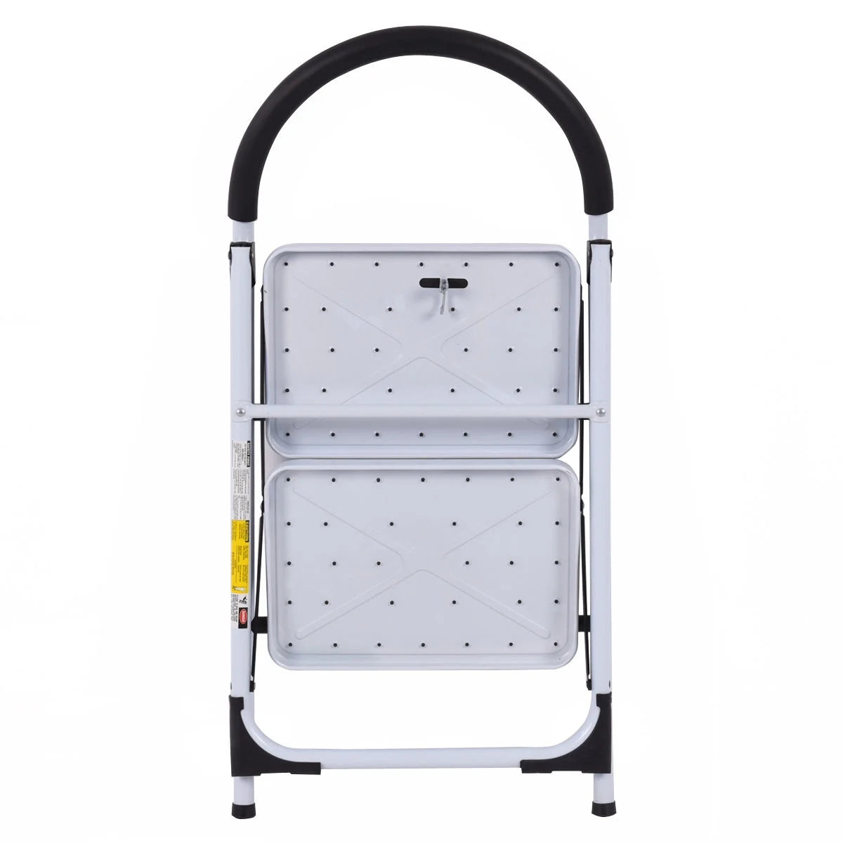 2 Step Ladder Folding Stool Heavy Duty 330Lbs Capacity Industrial Lightweight