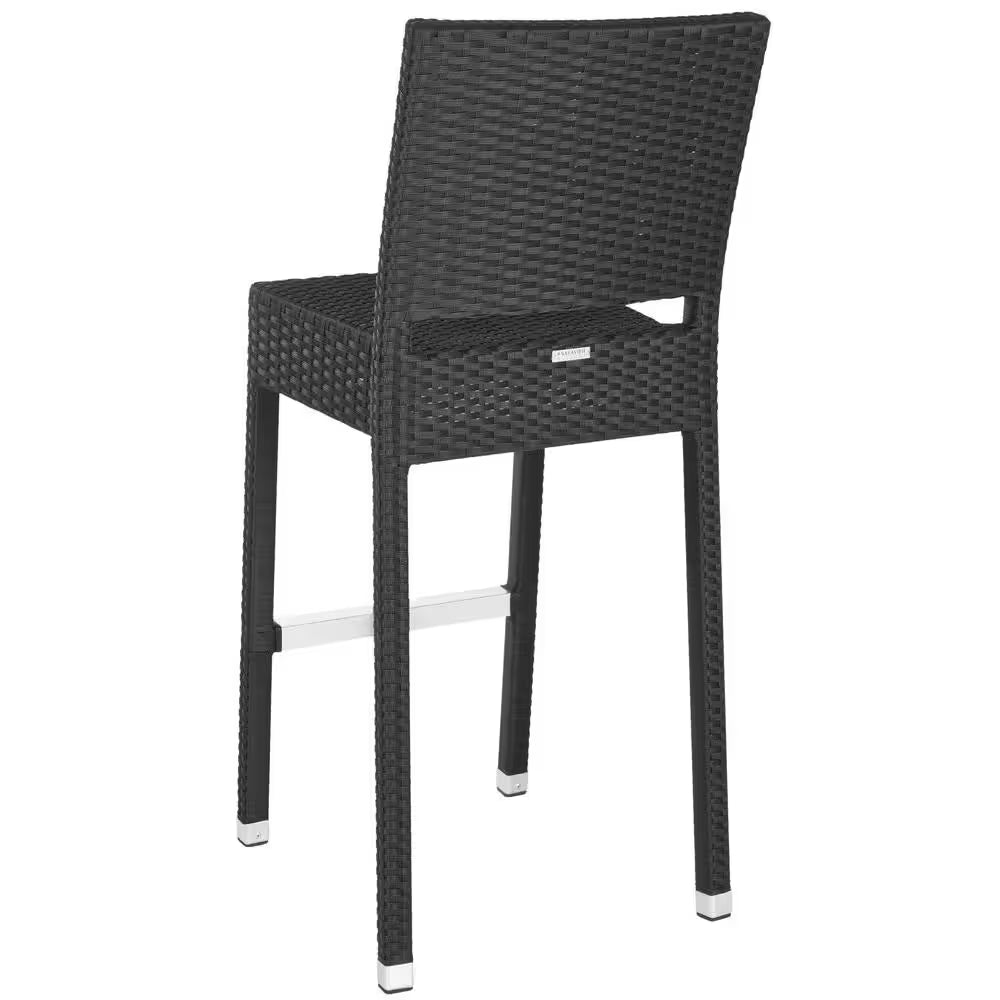 Bethel 29.5 In. Black Bar Stool
