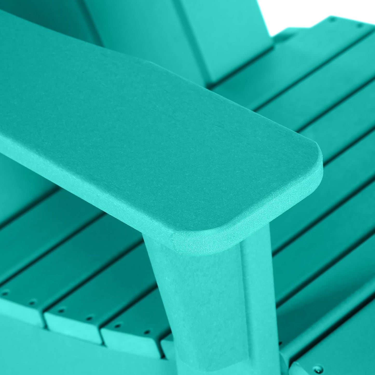 Westin Outdoor Laguna Rocking Poly Adirondack Chair (Set of 2), Turquoise