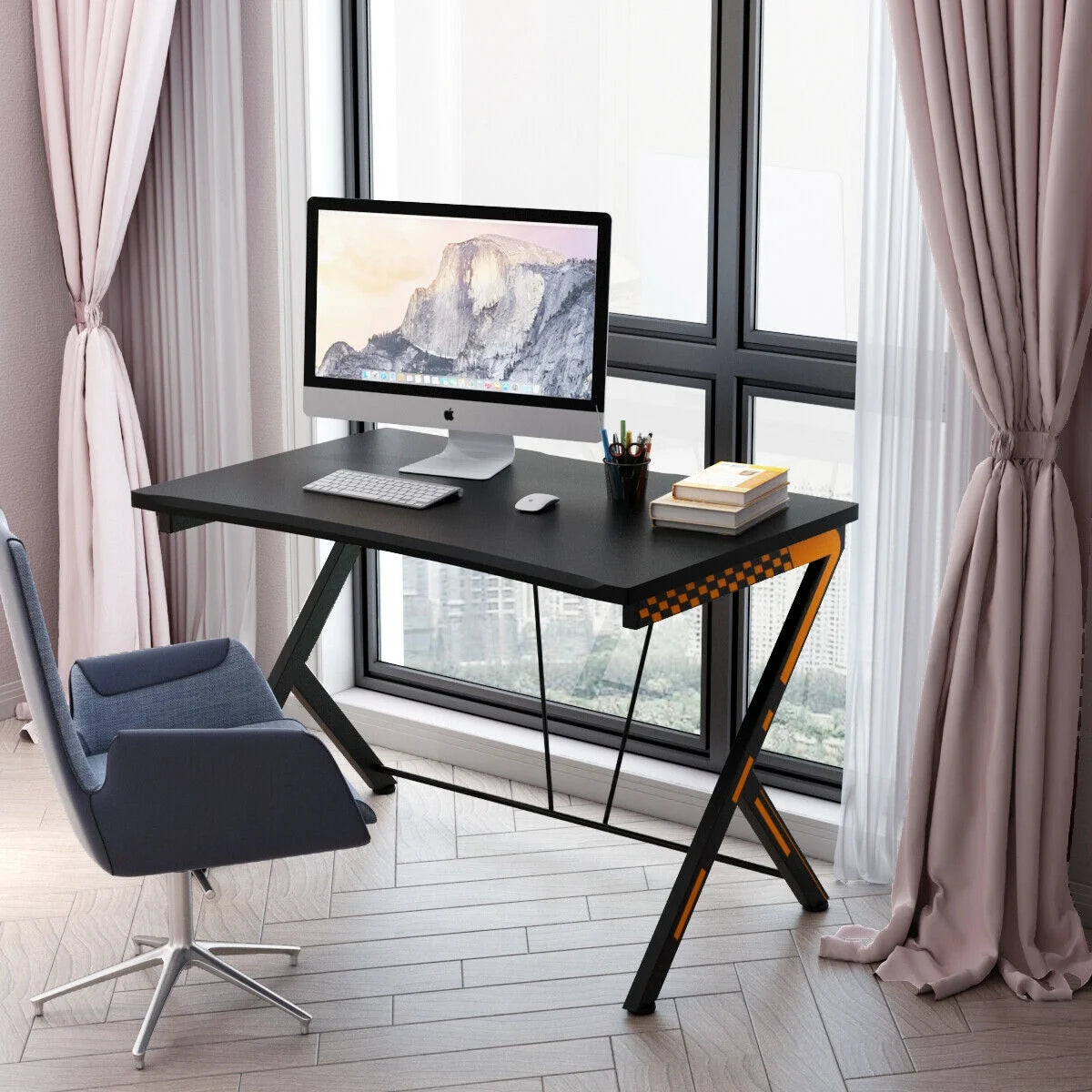 Gaming Desk Computer Desk PC Laptop Table Workstation Home Office Ergonomic New
