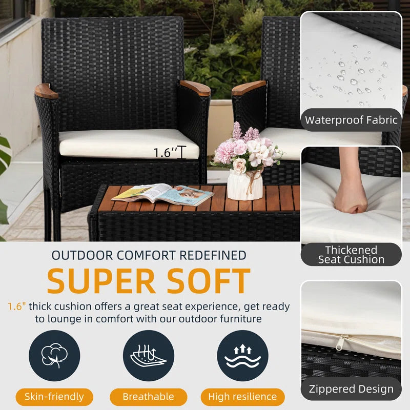 Rassan 4 - Person Outdoor Seating Group with Cushions