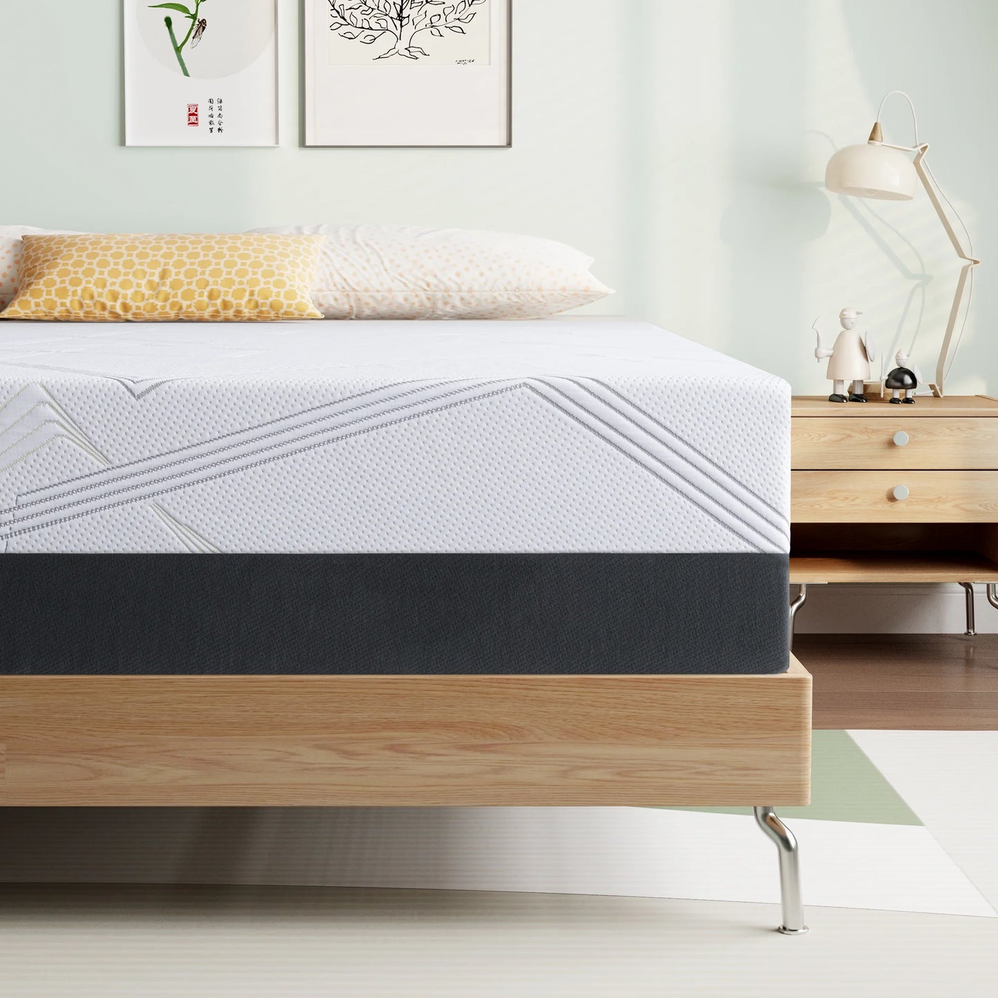 Full Size Mattress, 10" Medium Gel Memory Foam Mattress in a Box for Adult