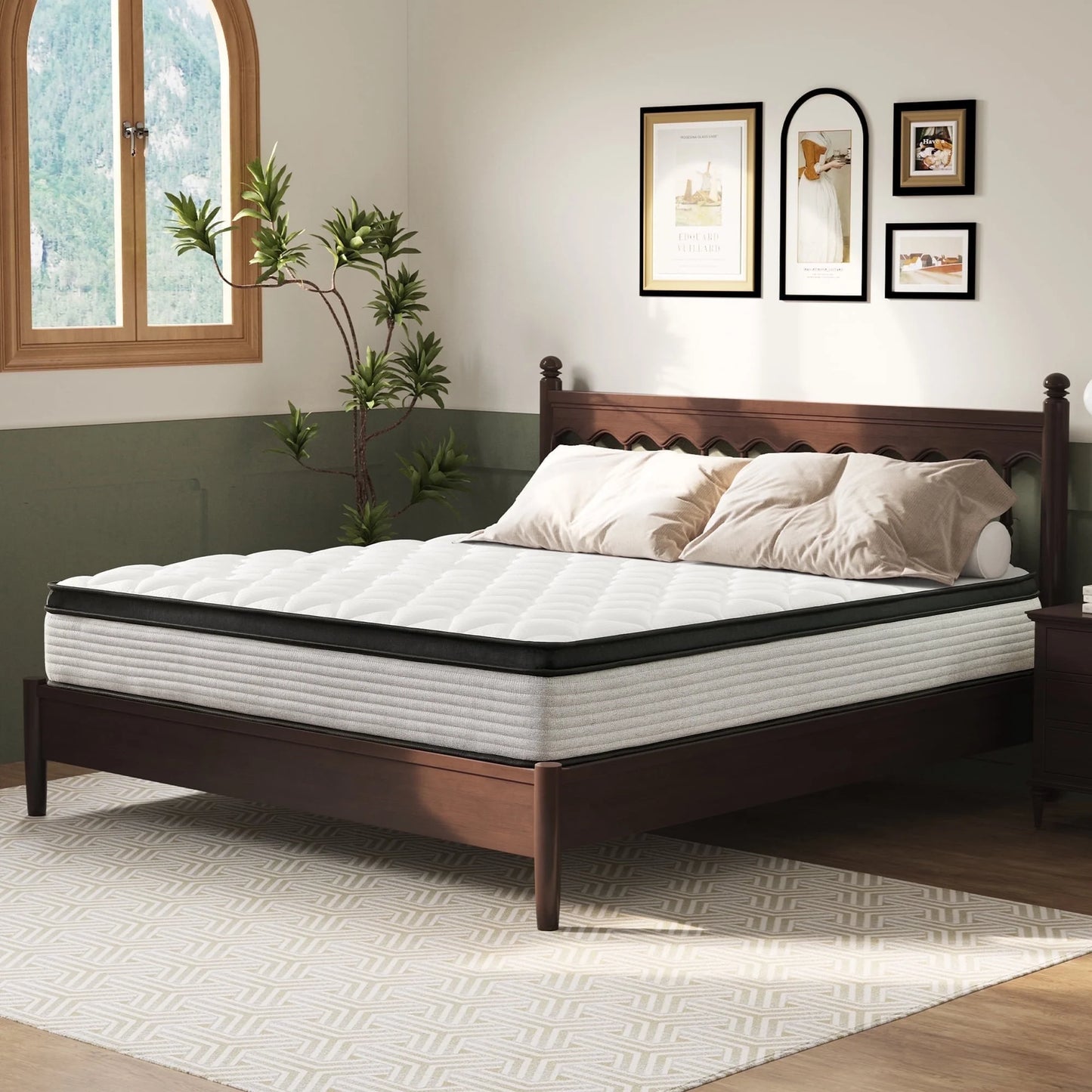 Queen Mattress, 14" Soft Memory Foam Mattress in a Box