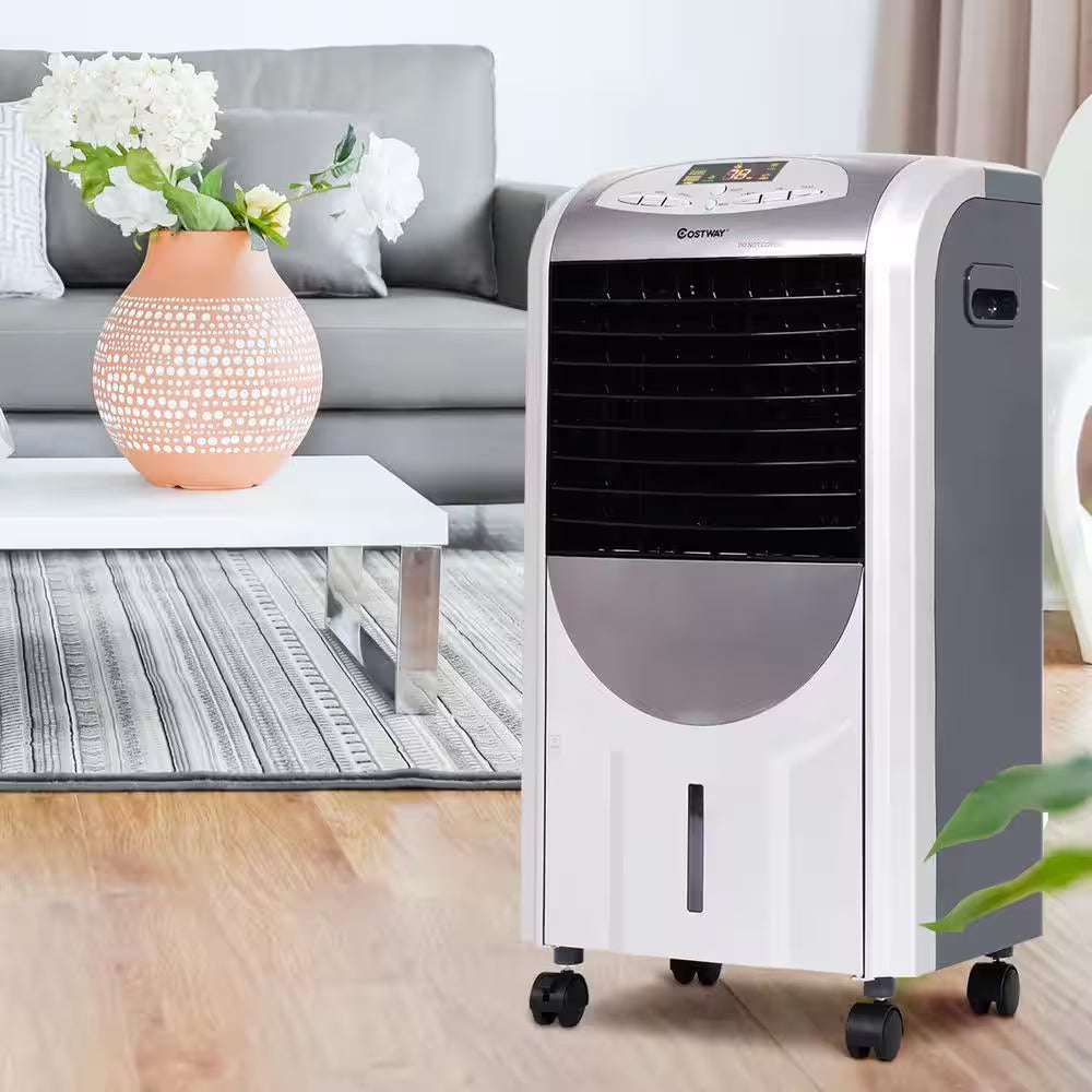 215 CFM Portable Evaporative Cooler Fan and Heater Humidifier