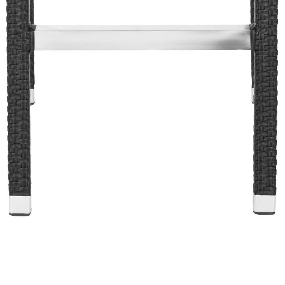 Bethel 29.5 In. Black Bar Stool