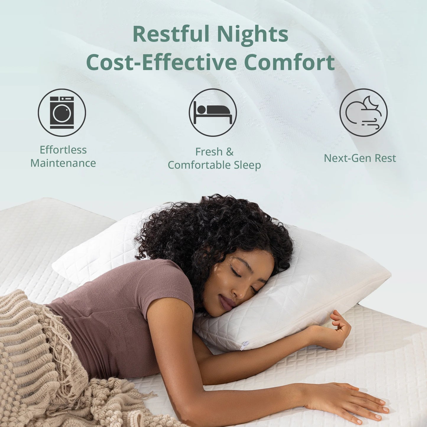 Truezen Twin Mattress, 6" Memory Foam Mattresses in a Box, Medium