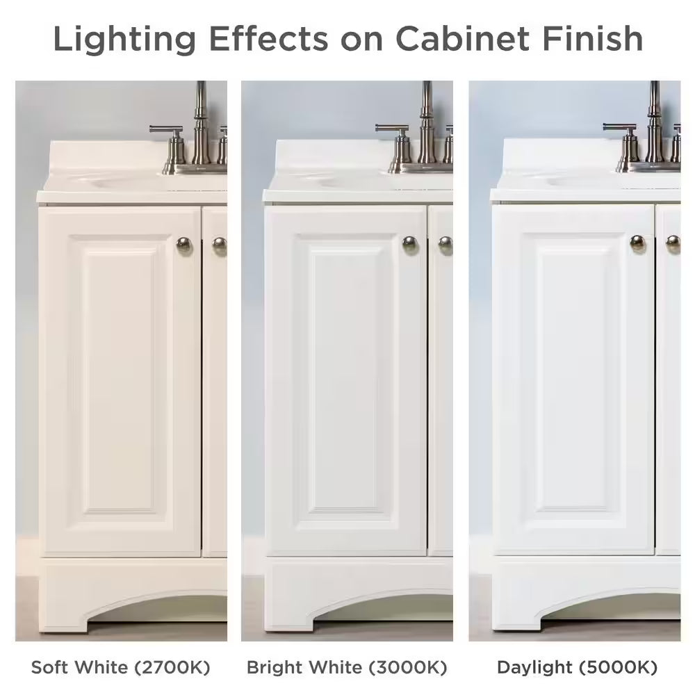 25 In. Single Sink White Bath Vanity with Cultured Marble Top (Assembled)