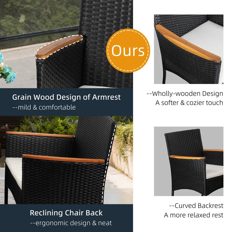 Rassan 4 - Person Outdoor Seating Group with Cushions