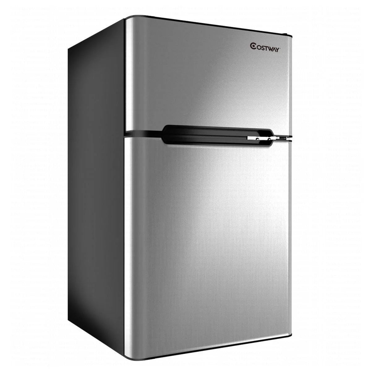 Refrigerator Small Freezer Cooler Fridge Compact 3.2 Cu Ft. Unit, Black
