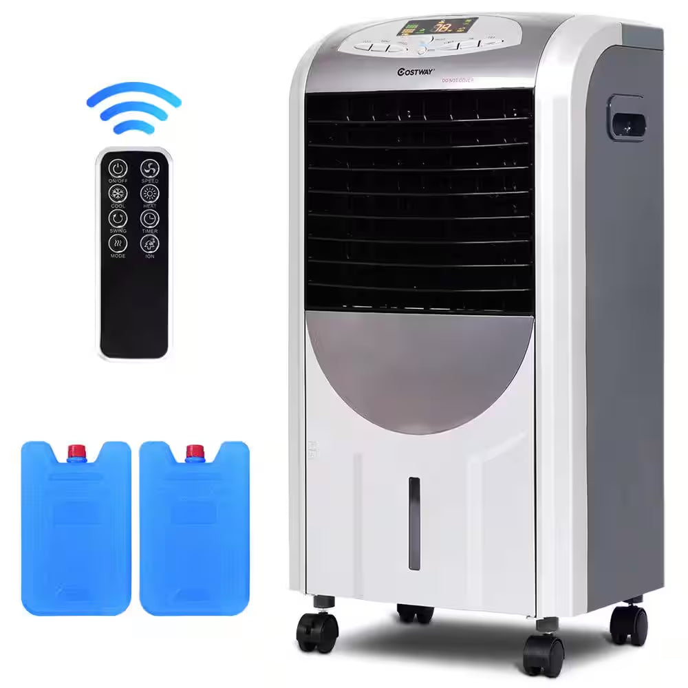 215 CFM Portable Evaporative Cooler Fan and Heater Humidifier