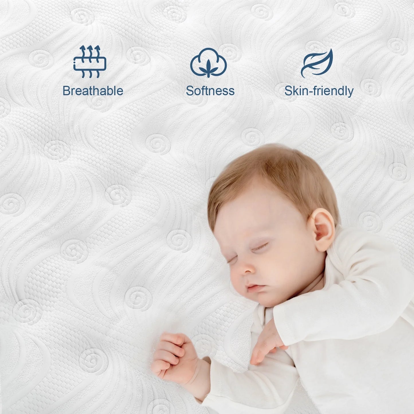 Full Mattress 12 Inch Hybrid Mattress in a Box Gel Foam Mattress Euro Top Individually Wrapped Pocket Coils Innerspring Mattress