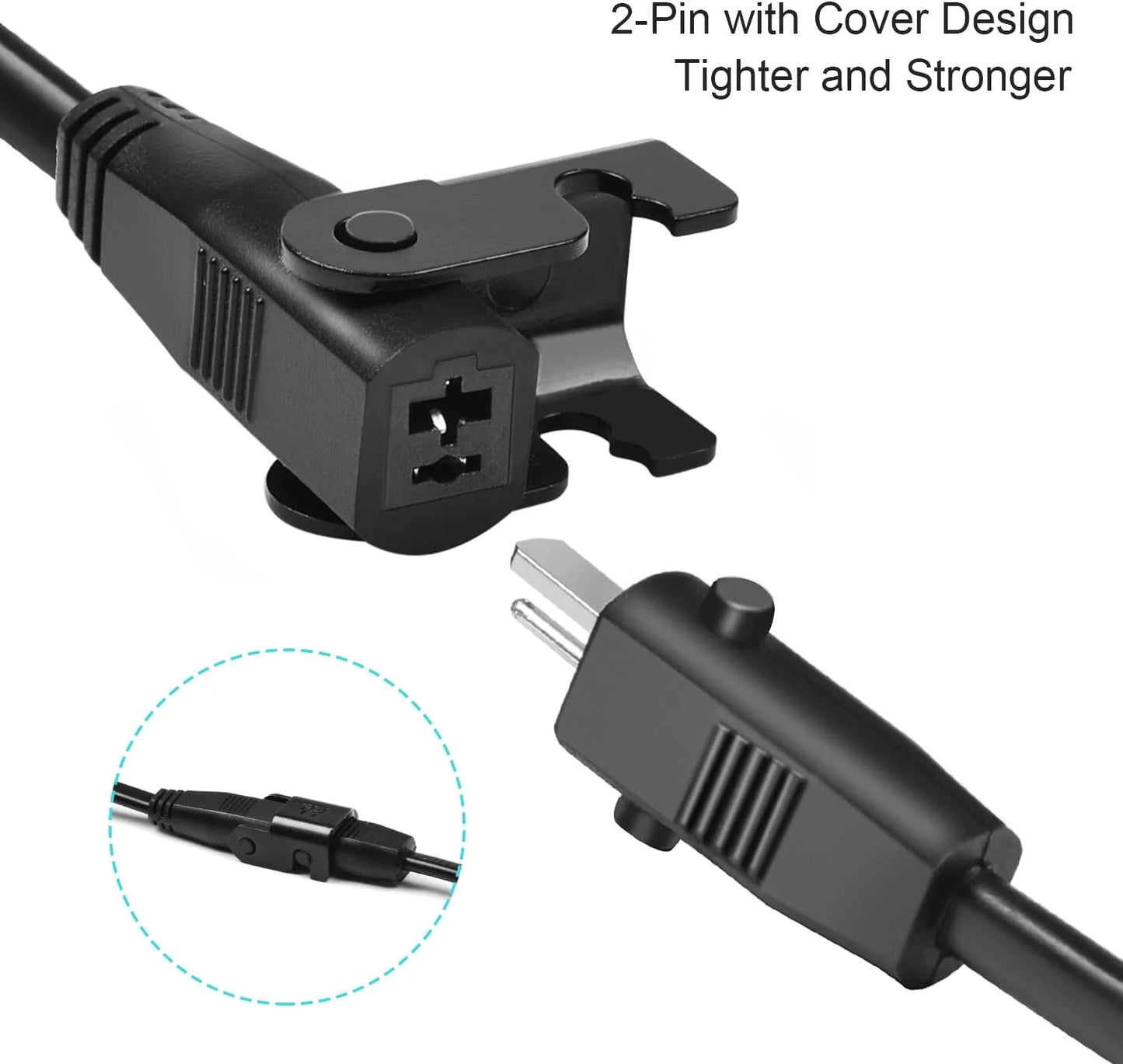 Power Recliner Power Supply Kit-4-Piece Universal Dual Power Supply Transformer with AC Power Cord, DC Extension Cable and Y Splitter Cord 29V 2A Adapter for Recliner, Lift Chairs and Sofa