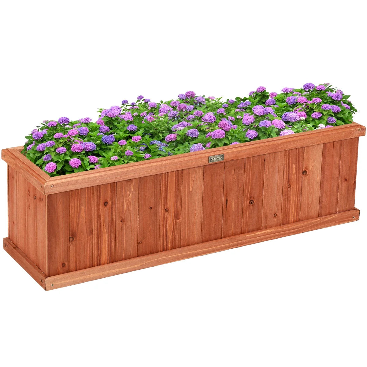 36 Inch Wooden Flower Planter Box Garden Yard Decorative Window Box Rectangular