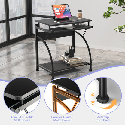 Computer Desk PC Laptop Writing Table Workstation Home Office Study Furniture
