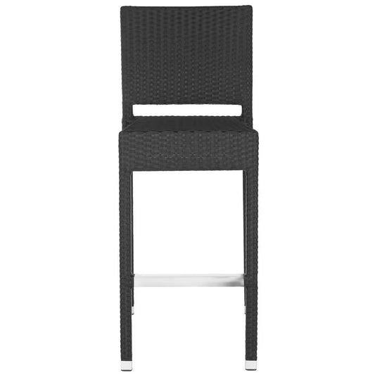 Bethel 29.5 In. Black Bar Stool