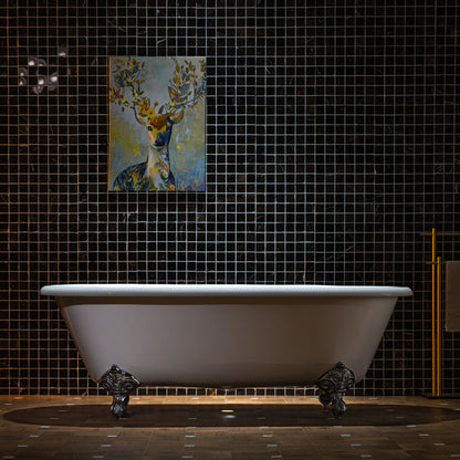 66" Enameled Cast Iron Clawfoot Freestanding Bathtub