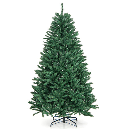 6Ft Hinged Artificial Christmas Tree Unlit Douglas Full Fir Tree W/ 1355 Tips