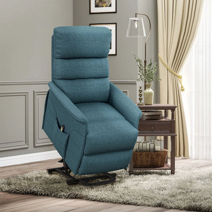 Electric Power Lift Recliner Chair for the Elderly, Beige