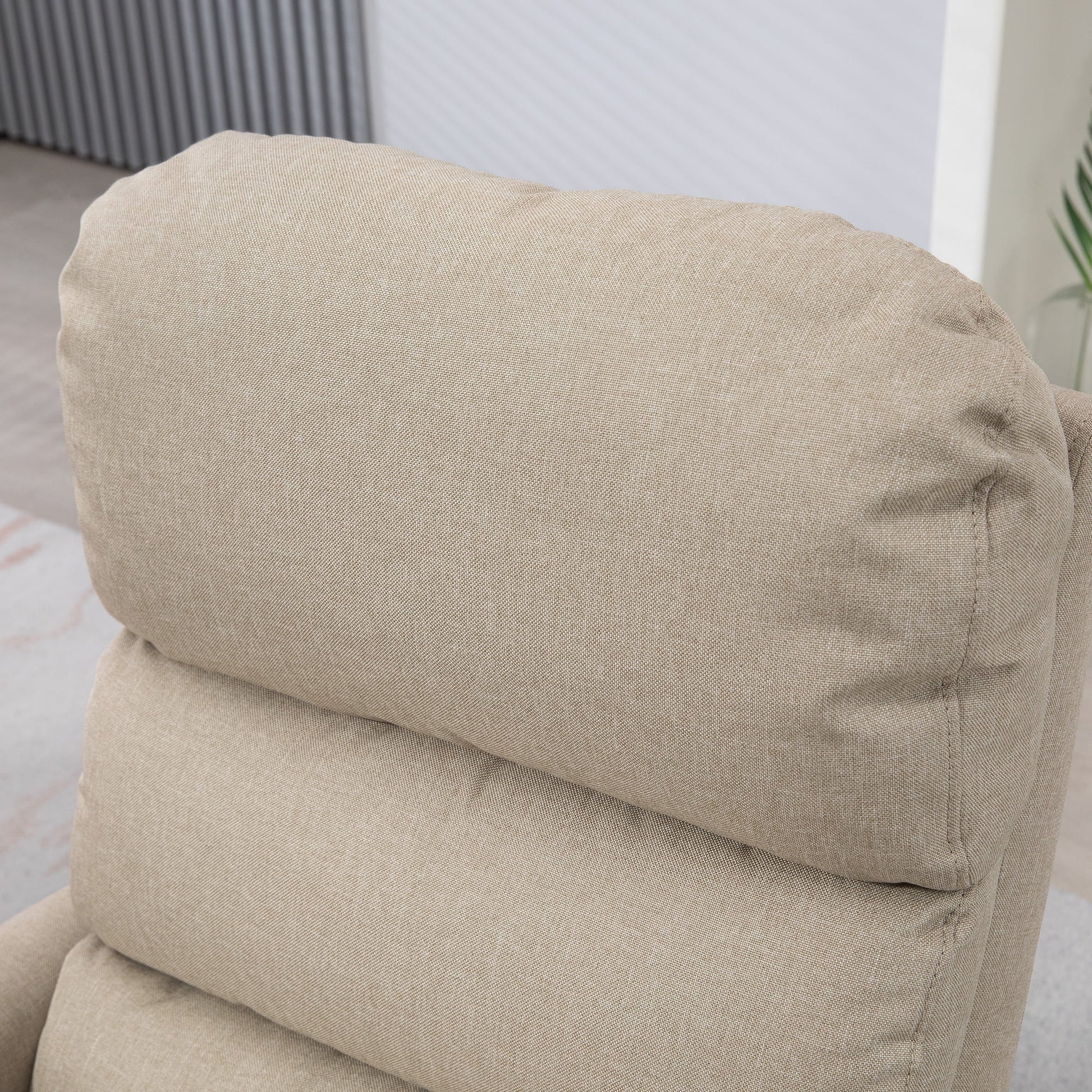 Electric Power Lift Recliner Chair for the Elderly, Beige
