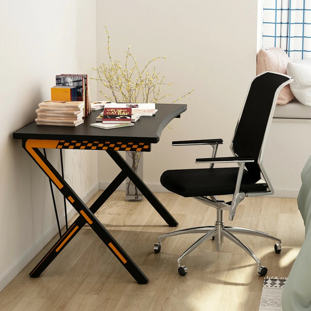 Gaming Desk Computer Desk PC Laptop Table Workstation Home Office Ergonomic New