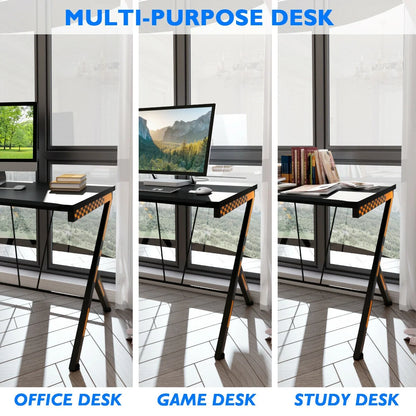 Gaming Desk Computer Desk PC Laptop Table Workstation Home Office Ergonomic New