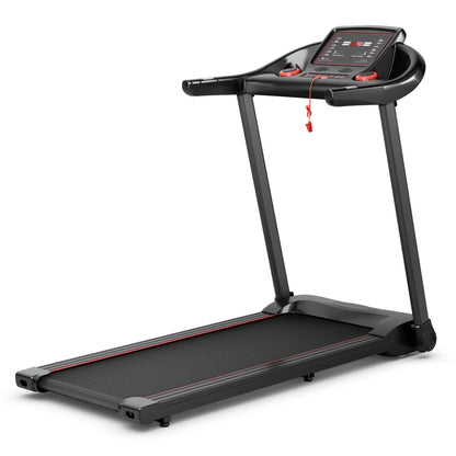 Superfit 2.25HP Electric Running Machine Treadmill Bluetooth Speaker APP Control Red