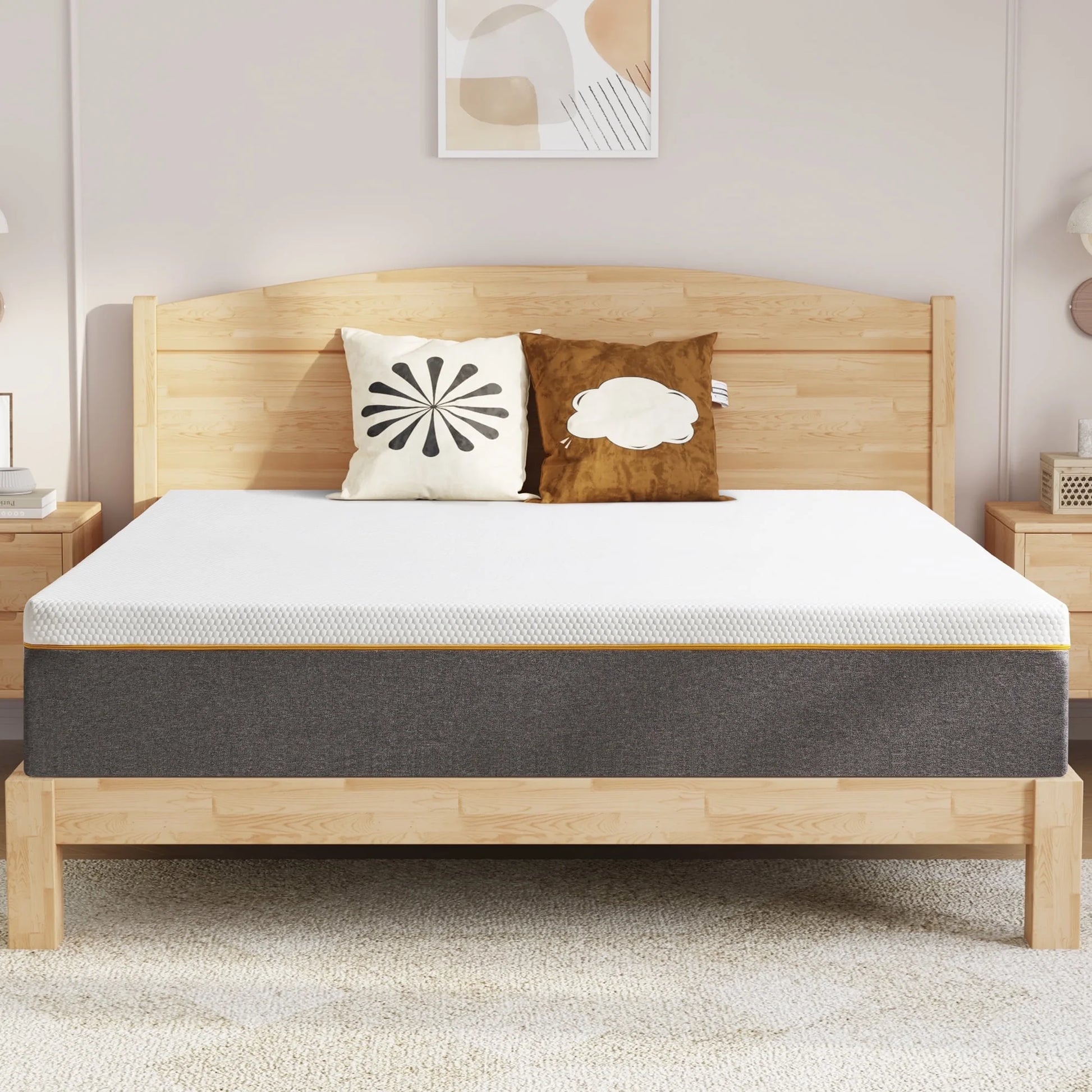 Queen Mattress,  14" Soft Memory Foam Mattress in a Box