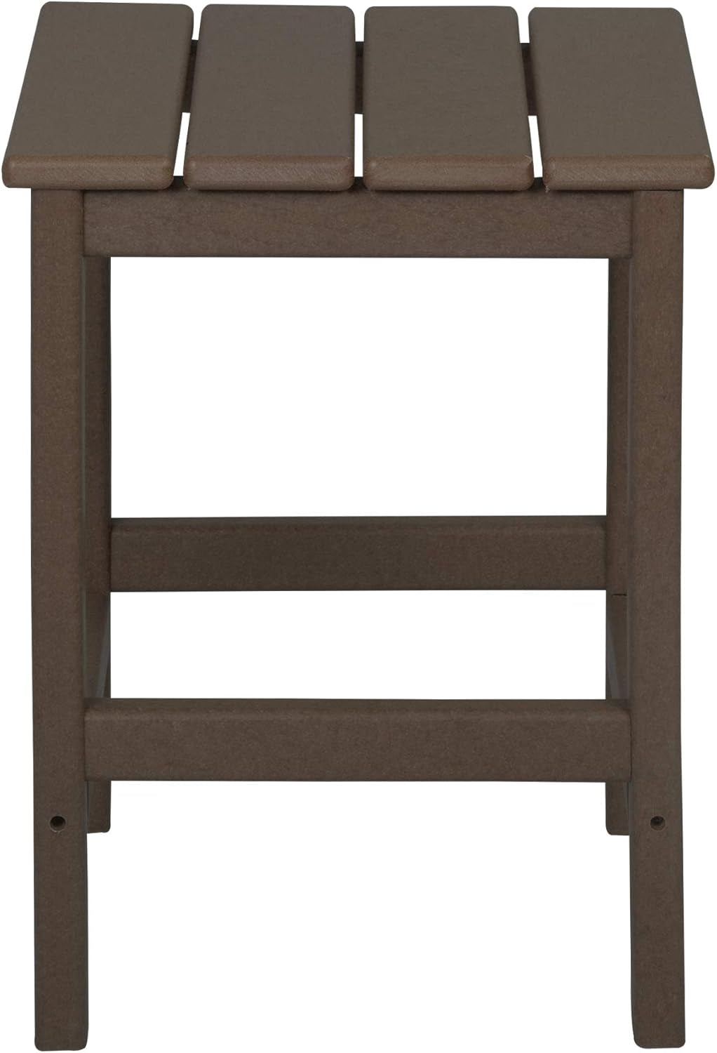 WO Home Furniture Adirondack Chair Table Set of 2 PCS Outdoor Folding Chair W Side Table Weather/Uv Resistant for Lawn, Garden, Bon Fire, Balcony (Dark Brown)