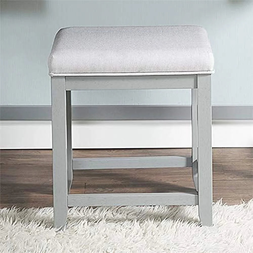 Vista Vanity Stool Gray/Shale