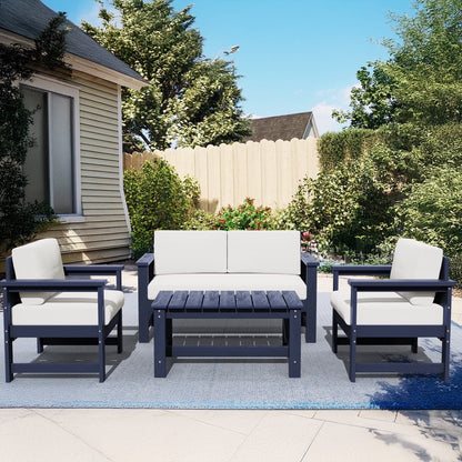 Patio Furniture Sets on Sale, 2 Pieces Patio Chairs W/ Cushions, Gray