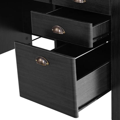 Computer Desk PC Laptop Writing Table Workstation Student Study Furniture Black