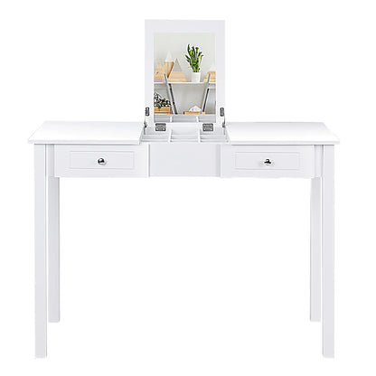 Vanity Table Dressing Table Flip Top Desk Furniture White